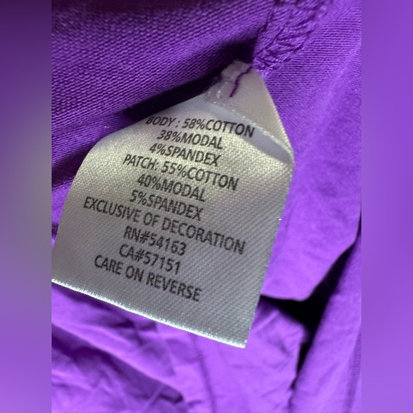 Touch by Alyssa Milano Purple Lakers Long Sleeve - Picture 6 of 7